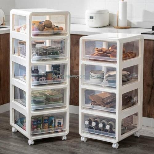 Thickened Drawer Storage Cabinet Baby Toy Storage Cabinet Household Multi-layer Snack Storage Box Storage Box
