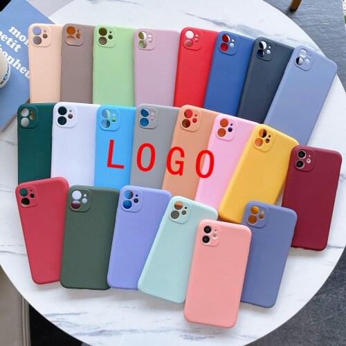 Candy-colored Apple 12 Fine Hole Phone Case IPhone 11/XS Protective Case Soft Shell XR Matte Iphone 8 Plus Case