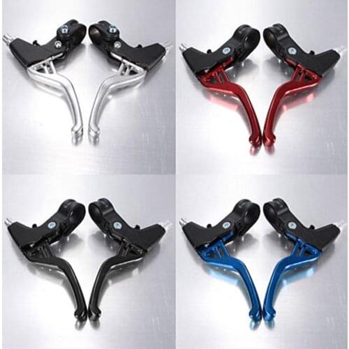 1Pair Bicycle Brake Handle Standard Brake Levers Coyote BMX Bicycle Brake Levers Lightweight Alloy Plastic Bike Equipment Parts