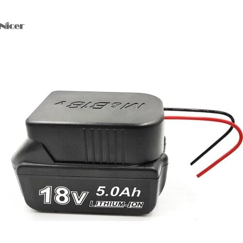 18V Battery Adapter For MAKITA&BOSCH Battery Power Mount Connector Adapter Dock Holder With 12 Awg Wires Adapter