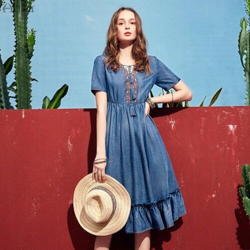 Модные джинсовые платья Artka China At AliExpress