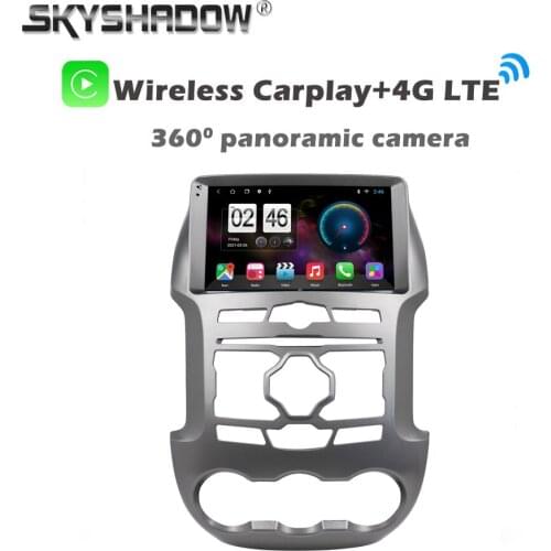 360 Camera Carplay IPS CanBus Android 10.0 6G+128G Car DVD Player GPS WIFI Bluetooth RDS Radio For Ford Ranger F250 2011-2015