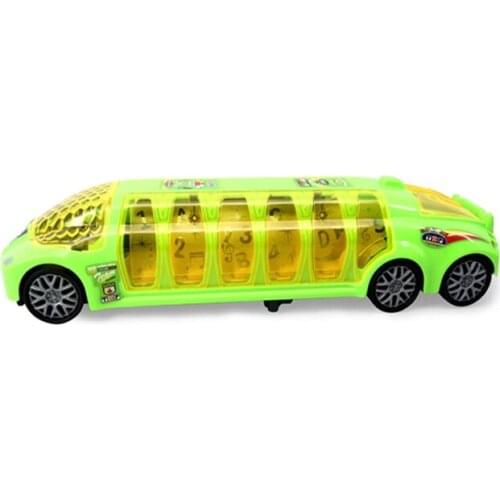 Toy cars for children The Electric Light Universal Music Super Sightseeing Childrens Educational Toys City Bus Model