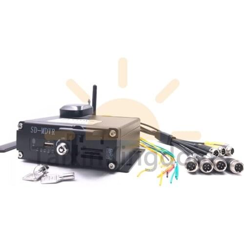 Customized truck / ambulance 8-channel dual SD card mdvr with built-in super capacitor 3G / 4G GPS global mdvr with WiFi