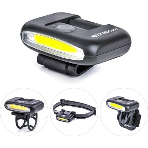 NEXTORCH 170 Lumens Multifunction LED Light Lightweight Compact USB Rechargeable Torch for Cap Light Headlamp Bicycle Light