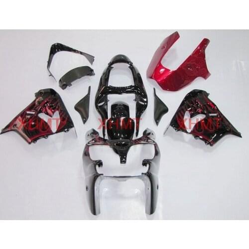 For Zx-9r 2002 - 2003 Body Kits for Kawasaki Zx9r 2002 Fairing Zx-9r 03 Black Red Frame Motorcycle Fairing