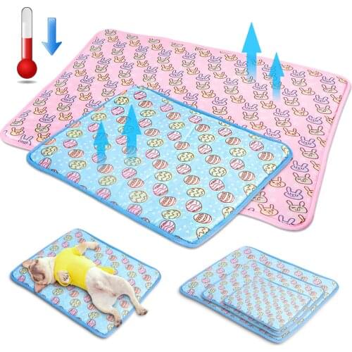 Dog Cooling Mat Soft Summer Dog Bed Blanket Pet Dog Cat Accessories Puppy Sleeping Cushion For Small Medium Large Dogs Cats