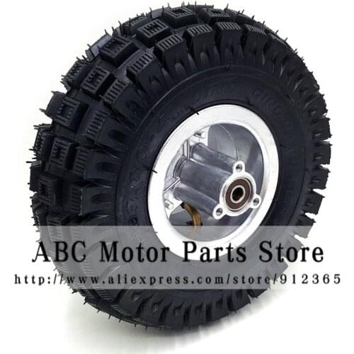 3.00-4 Electric Scooter Front Wheel with QIND tyre Alloy Rim hub and inner tube wheels Gas scooter bike motorcycle