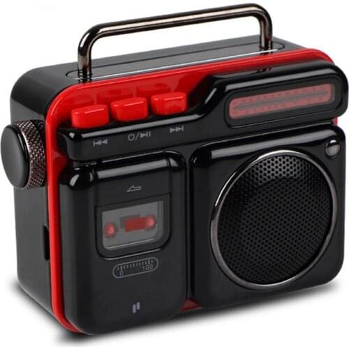 HIFI Retro Superior Bass Portable TG Wireless Bluetooth Outdoor Subwoofer Mini Multifunctional Sports Waterproof Speaker Adapter