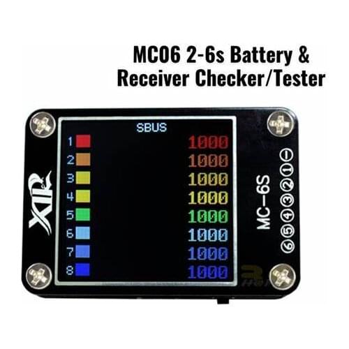 Tester Lipo Digital Battery Capacity Checker Voltage Tester MC-6S 1-6S Color Screen Electric Display Meter Receiver Signal Test