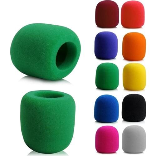 Universal Microphone Windscreens Foam Cover Karaoke Condenser Microphone Pop Filter Wind Protection Sponge Case for bm800 K669