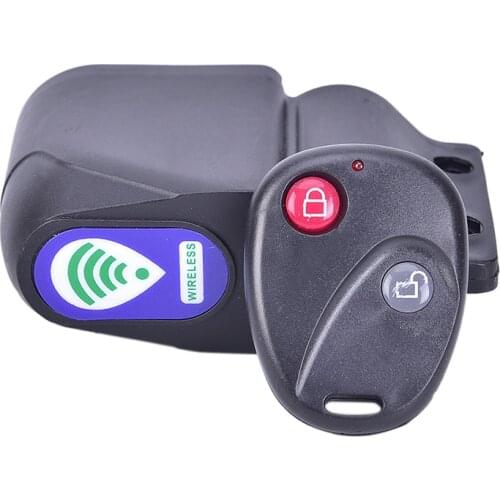 Anti-theft Bike Lock Cycling Security Lock Wireless Remote Control Vibration Alarm 110db Bicycle Alarm Bicycle Lock