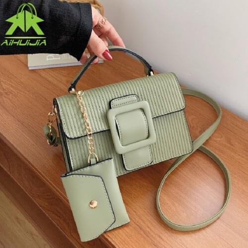 High Quality Pu Leather Woman Handbags Luxury Designer Female Shoulder Bag 2021 New Fashion All-match Messenger Small Square Bag