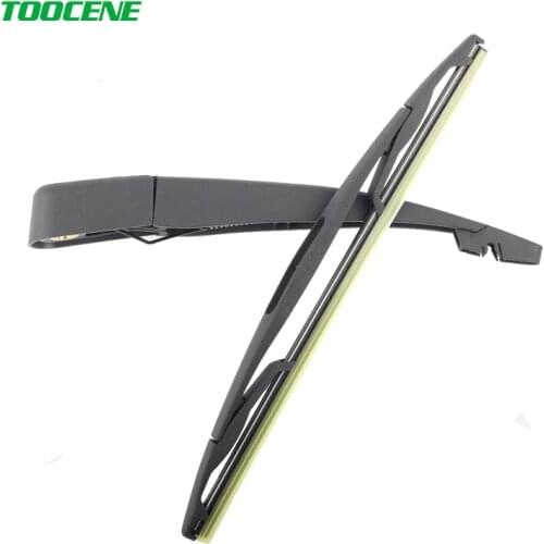 Toocene 12" Rear Wiper Blade and Arm For Ford Flex 2009-2013 fuja 2008-2012 rear windshield windscreen window wiper