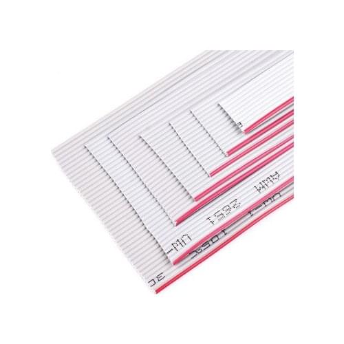 1Meter 0.635mm Pitch Grey Flat Ribbon Cable For IDC FC 1.27MM Connector 10P/14P/16P/20P/40P 30AWG Wire