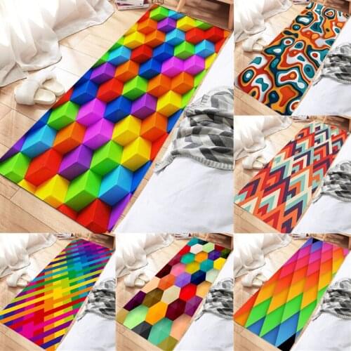 3D Pattern Carpets for Bedroom Room Door Decoration Kitchen Non-slip Floor Mats Bathroom Area Rug Livingroom Carpet