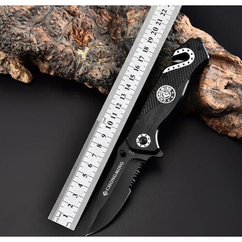 440 Stainless Steel Outdoor Folding Knife Multifunctional Portable Camping Knife Survival Tactical Knifes