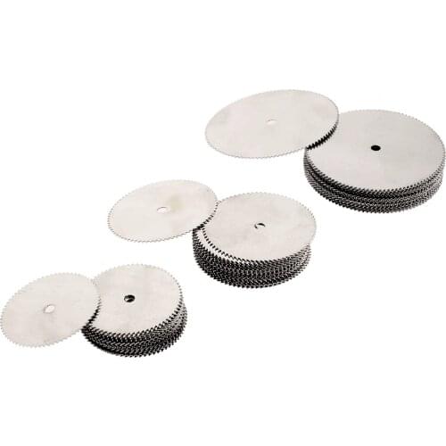 60Pcs 22/25/32mm Stainless Steel Cutting Disc Grinding Cut Off Circle Saw Blade for Cutting Wood/Plastic DIY Power Rotary Tools