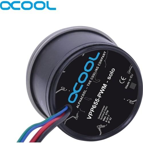 Alphacool Original Vpp 655 Laing PWM D5 Pump Core 3.7m Lift, 1500L/H ,800~4800RPM For Computer Water Cooling Loop Build