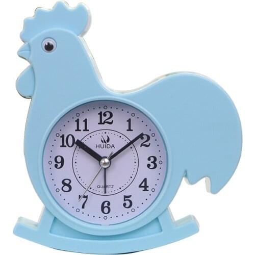 3 In Alarm Clock Child Azan Clock Kawaii Mute Pink Chick Table Clock Desk Decoration Bedside Alarm Clock Child Alarm New Clock