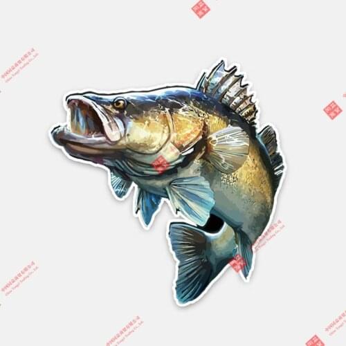 Creative Car Stickers Fish Waterproof PVC Decal Automobiles Motorcycles Boat Kayak Styling High Quality Vinyl Cover Scratches