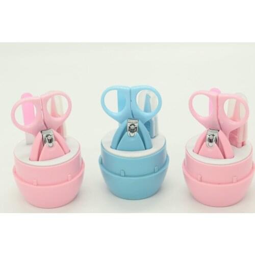 Hot Baby Nail Care Set Child Scissors Practical Baby Nail Clipper Trimmer Convenient Daily Baby Nail Shell Shear Manicure Kit