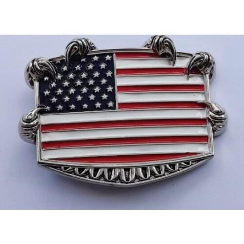 New Style Amercian Flag With Claws Belt Buckle suitable for 4cm wideth snap on belt with continous stock