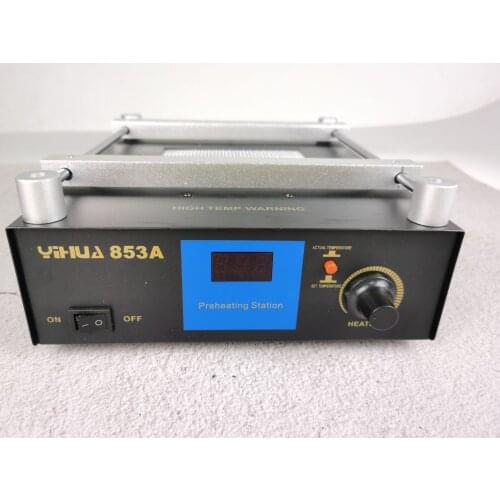 YIHUA 853A 220V 50HZ Digital Preheat Soldering Station High Power ESD BGA Rework Station PCB Desoldering IR Preheating
