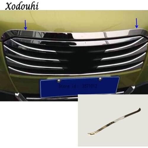 For Suzuki S-Cross Scross SX4 2014 2015 2016 2017 Stainless Steel Front Engine Machine Racing Grille Grill Hood Stick Lid Trim