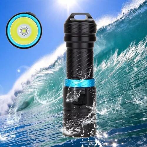 Underwater Diving Flashlight Torch 5000LM L2 LED Adjust Brightness Lanterna Light Diver Lamp Camping Hunting Light