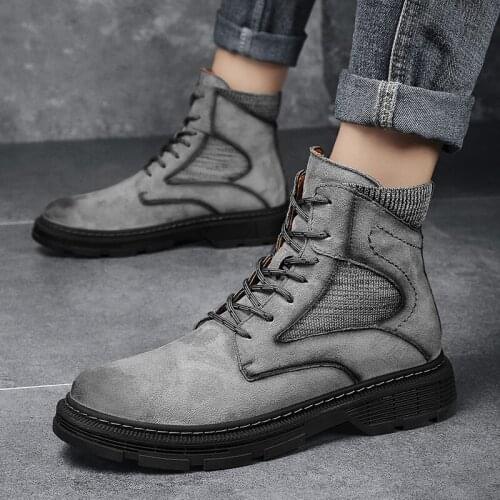 Мужские зимние ботинки QILAI China At AliExpress