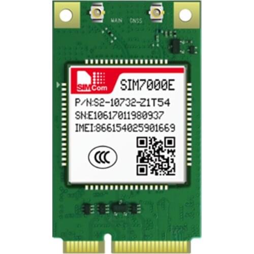 SIMCOM SIM7000E B3/B8/B20/B28 NB-IoT Mini PCIE Module LTE CAT-M1(eMTC) competitive with SIM900 and SIM800