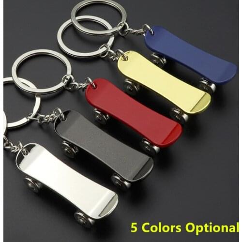 Skateboard key chain metal keychain New scooter advertising promotional gifts Key Chain Holder Men Women Keychain