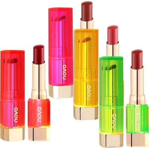 Candy Fluorescent Flashing Lights Lipstick Velvet Red Matte Durable Non-Marking Evening Makeup matte lipstick gifts for women