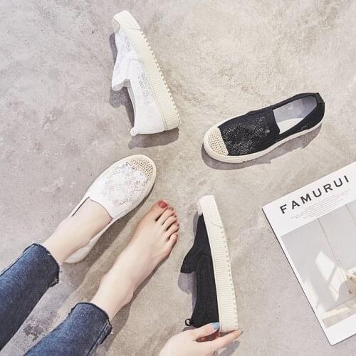 2021 Summer Shoes for Women Flat Shoes,White,black Shoes for Women,Casual,Comfort,Woven,Breathable,Lace,Rubber Shoes,Loafers Sha