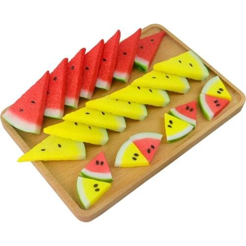 050 Simulated fruit slices PVC watermelon slice fake fruit model photo, photo decoration item props