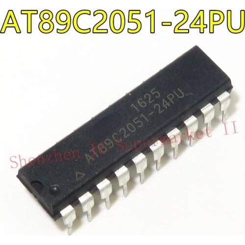 1PCS AT89C2051 AT89C2051-24PI AT89C2051-24PU AT89C2051-24PC 89C2051 IC DIP-24