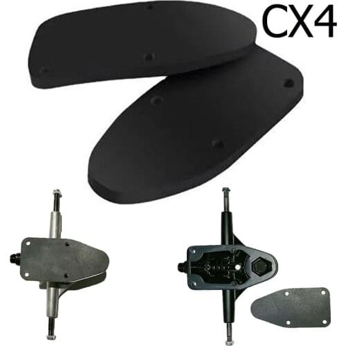 2pcs CX4 Surf Skate PU Risers Pads Carving Land Surfing Truck Pads Standard 6mm Height Increase Shock Absorption Risers Supply