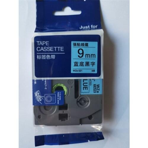 12mm Label Tape For Ribbon Printer WZE-521 TZE-531