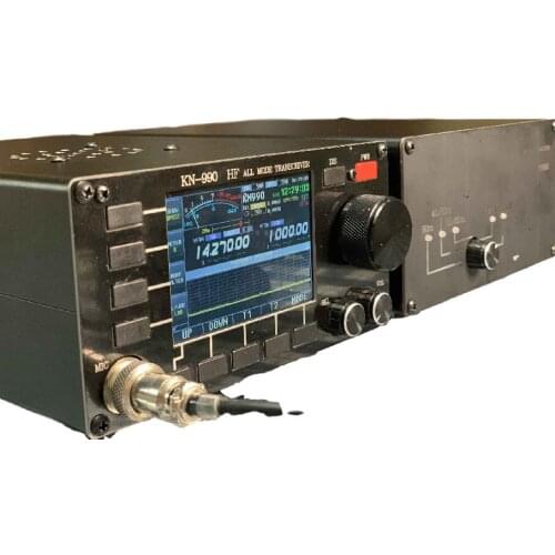English Menu KN-990 HF 0.1~30MHz SSB/CW/AM/FM/DIGITAL IF-DSP Amateur Ham Radio Transceiver Spectrum KP990 100W Power Amplifier
