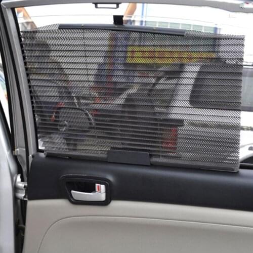 Car Sun Shade UV Protection Car Curtain Car Side Window Sunshade Folding Sun Shade Shield Car Sunscreen Curtain Car Accessories