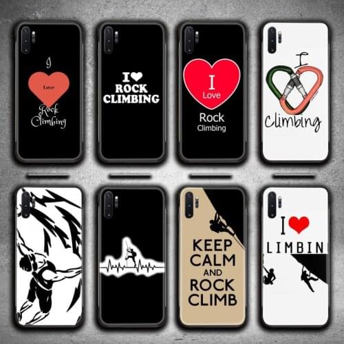 I love rock climbing Phone Case For Samsung Galaxy Note20 ultra 7 8 9 10 Plus lite M51 M21 M31S J8 2018 Prime
