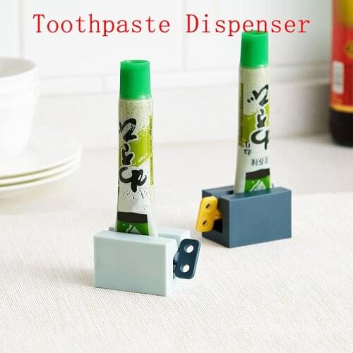 Bathroom Accessories Toothpaste Dispenser Multi-functional Tooth Paste Tube Squeezer Rolling Holder Household Bathroom Supplies