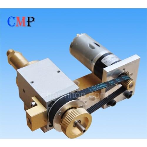 EDM Drilling Machine Rotating Assembly Set/ including DC Geared Motor Drive Isolator Plate Belt