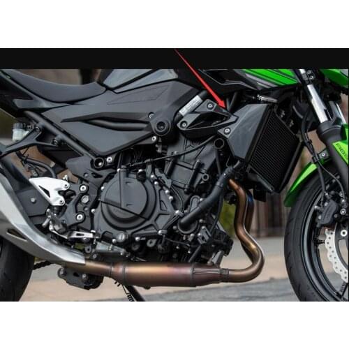A Pair Motorcycle Fairing Kits For Kawaski Z 400 EX400 2019 2018 2020 Frame plate Side water tank Fairng ABS Plastic