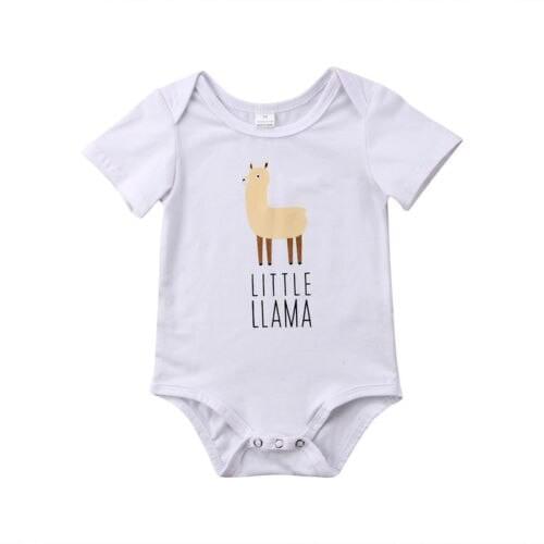 Newborn Baby Girl Boy Camel Print Romper Jumpsuit Outfits Sunsuit Clothes