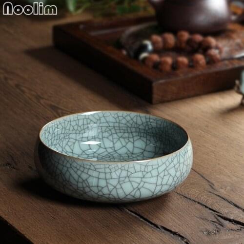 NOOLIM Four Colors Chinese Large Capacity 620ml Eco-Friendly Crackle Glaze Tea Wash Chinese Longquan Celadon Teacup Teapot