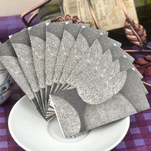 New Creative gifts small napkins paper tissue printed black white stone handkerchief wedding serviette happy birthday party mats