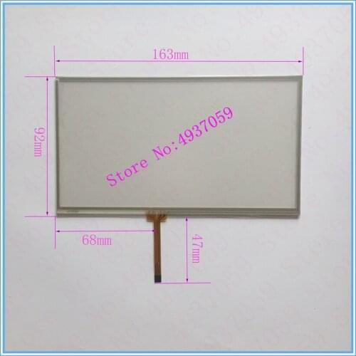 Applicable 15-17 years Nissan Tianqi Qijun hacker Sylphy Bluebird car glass handwriting touch screen external screen 163*92mm