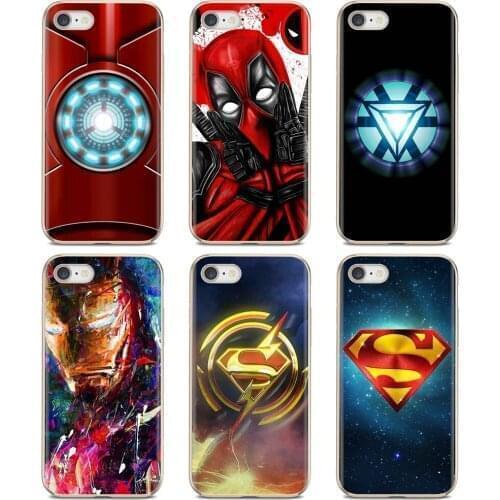 For Huawei Nova 2 2i 3 3i Y3 Y5 Y6 Y7 Y9 Prime 2015 2016 2017 2018 2019 Iron-Man-Deadpool-Hero-SuperMan Silicone Phone Bag Case